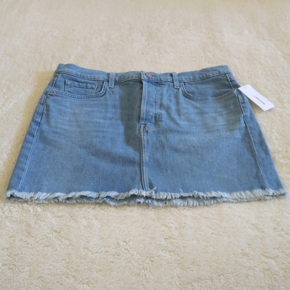 J Brand "Bonny" Raw Hem Mini Skirt - NWT - Picture 13 of 16